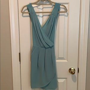 Small blue cocktail dress